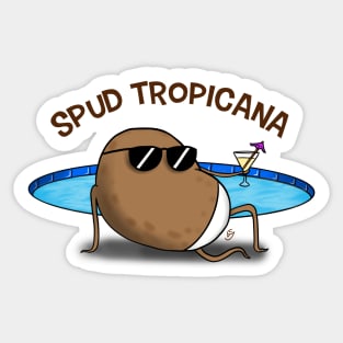 Spud Tropicana Sticker